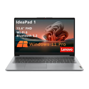 Lenovo IdeaPad 1 Student Laptop Computer, 15.6" FHD Display, Intel Dual Core Processor, 32GB DDR4 RAM, 1TB PCIe SSD, WiFi 6, Bluetooth 5.2, Type-C, Cloud Grey, Windows 11 Pro, Tichang
